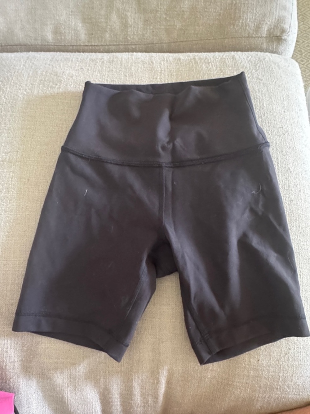 High-Waist Black Women's Athletic Bike Shorts